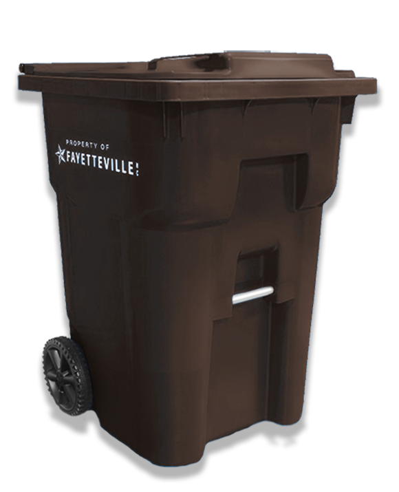 brown rollout cart