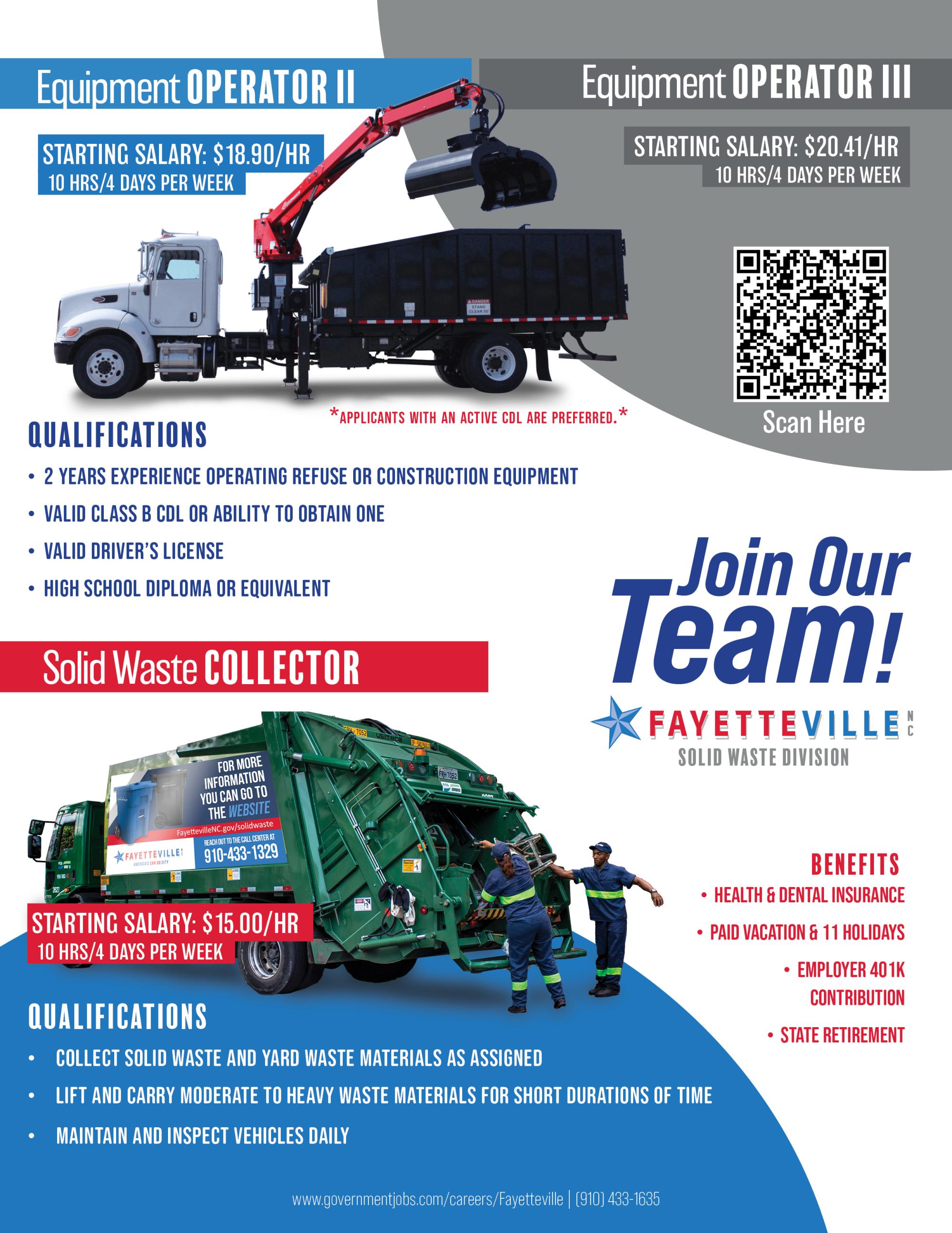 Solid Waste Recruitment Flyer