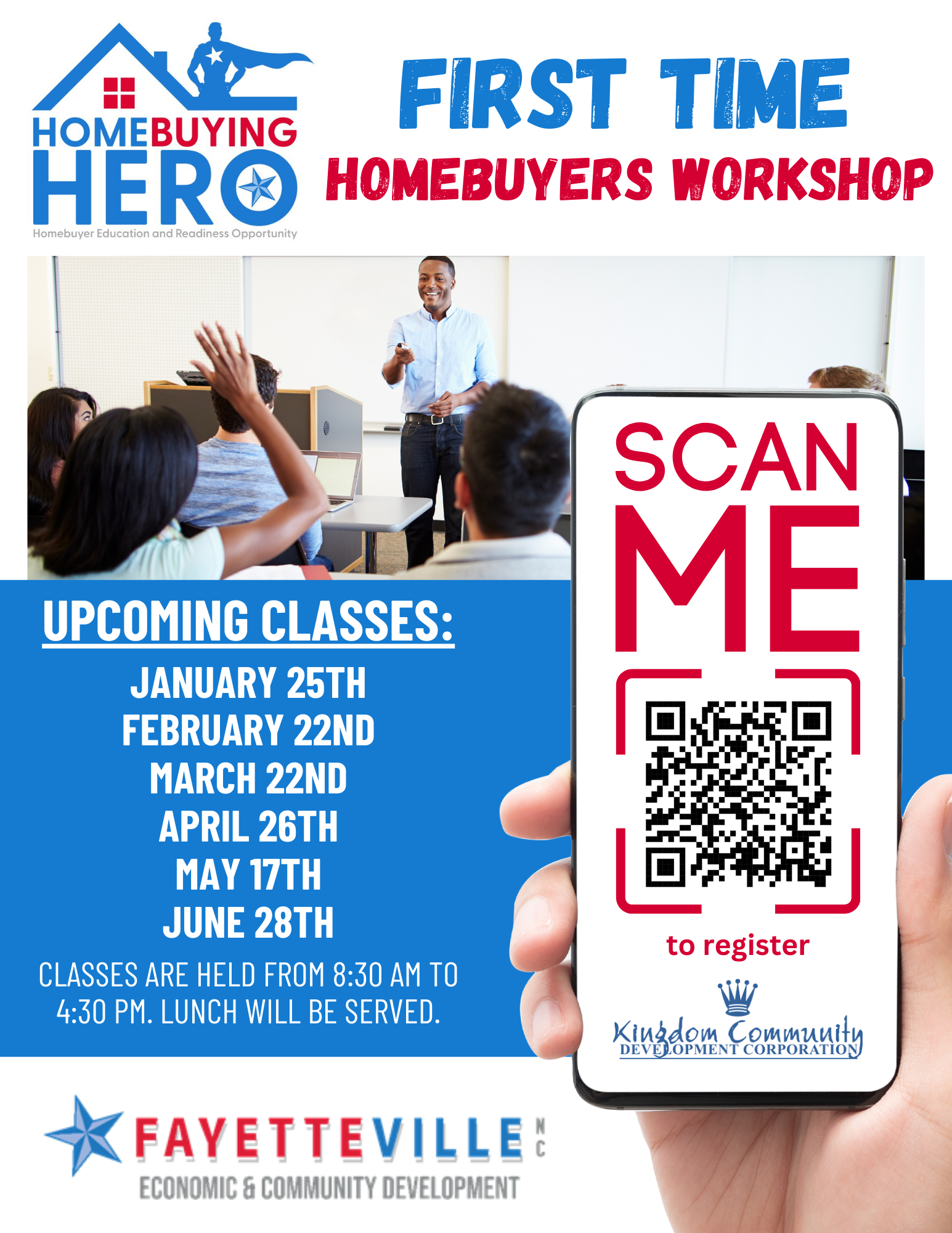 first time homebuyer workshop dates jan-july 25