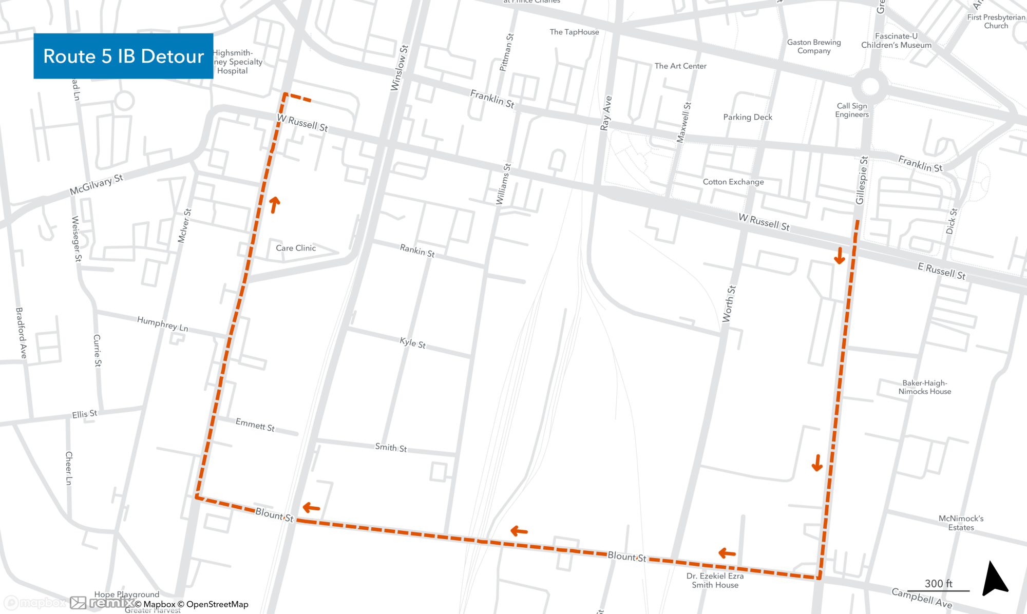 Railroad Closures 5 IB