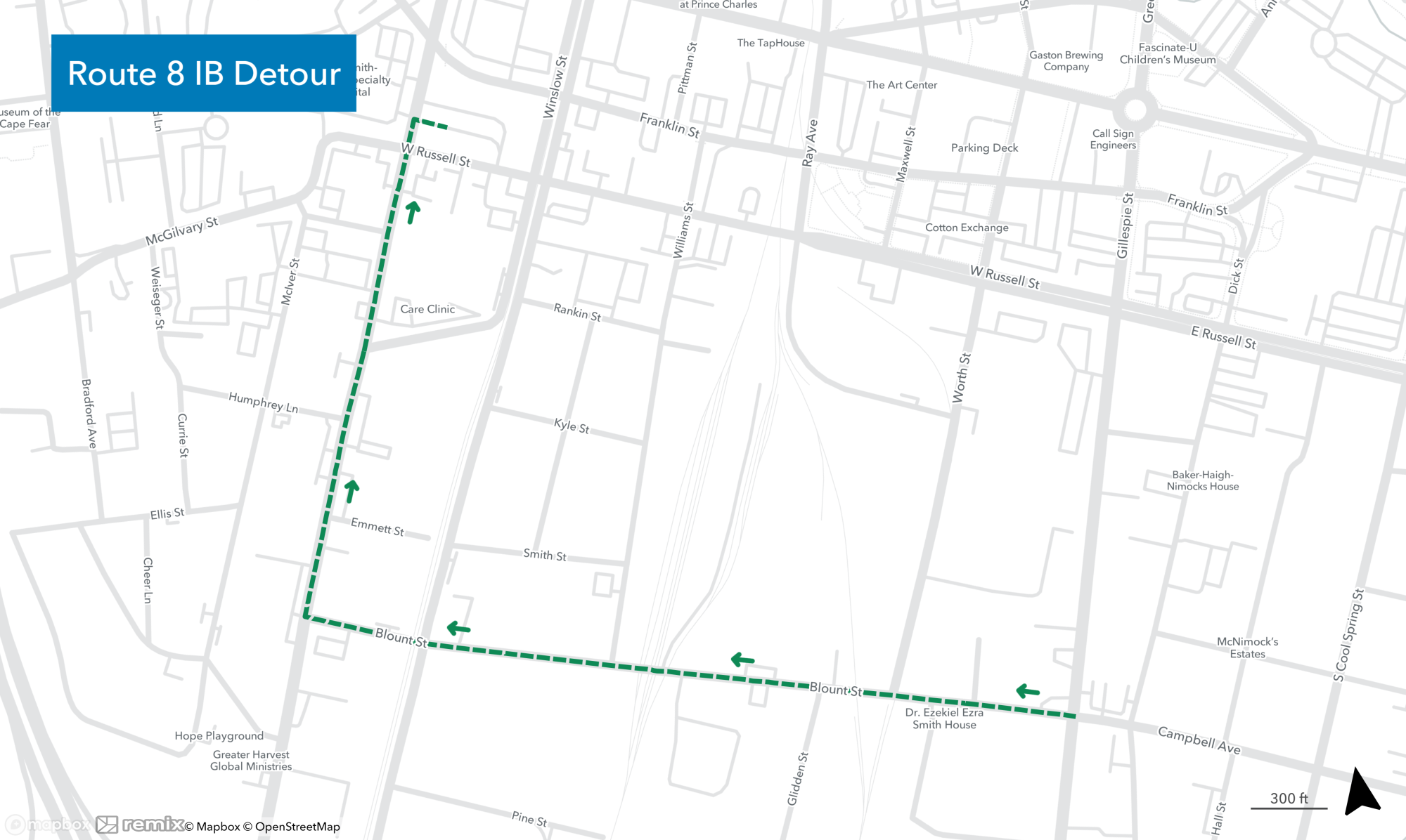 Railroad Closures 8 IB